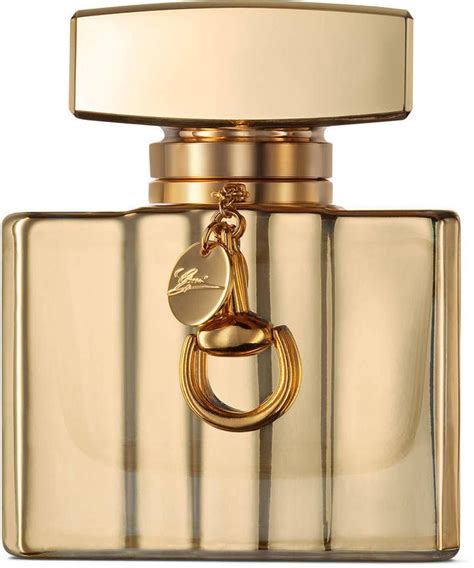 gucci perfume in a gold bottle